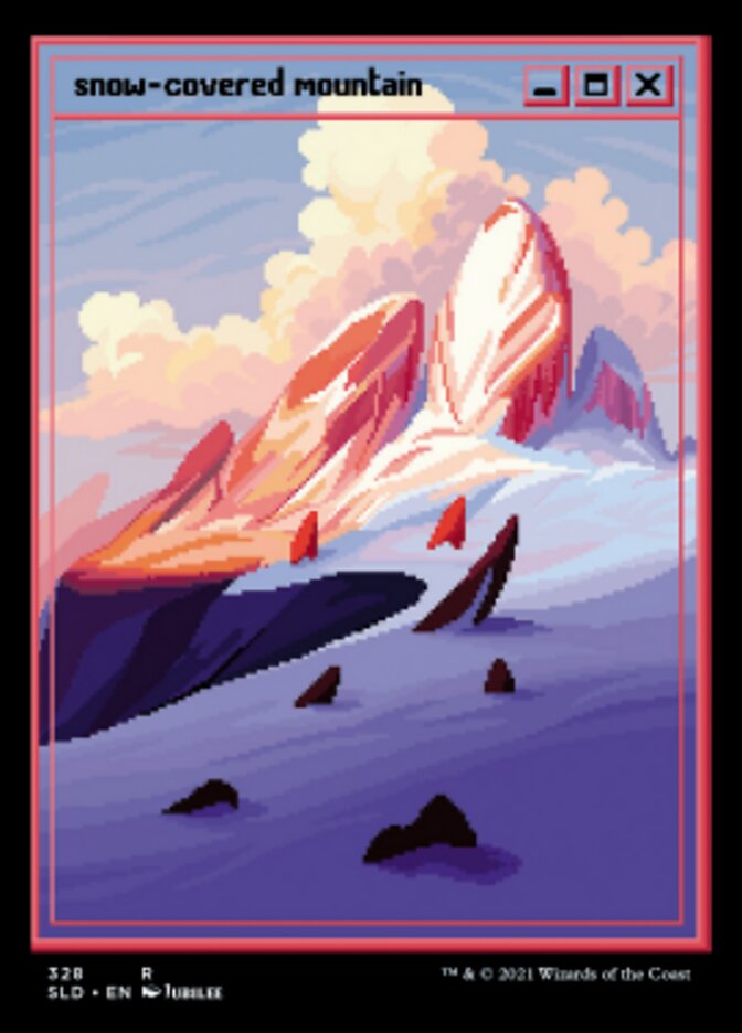 Snow-Covered Mountain (328) [Secret Lair Drop Series] | Devastation Store