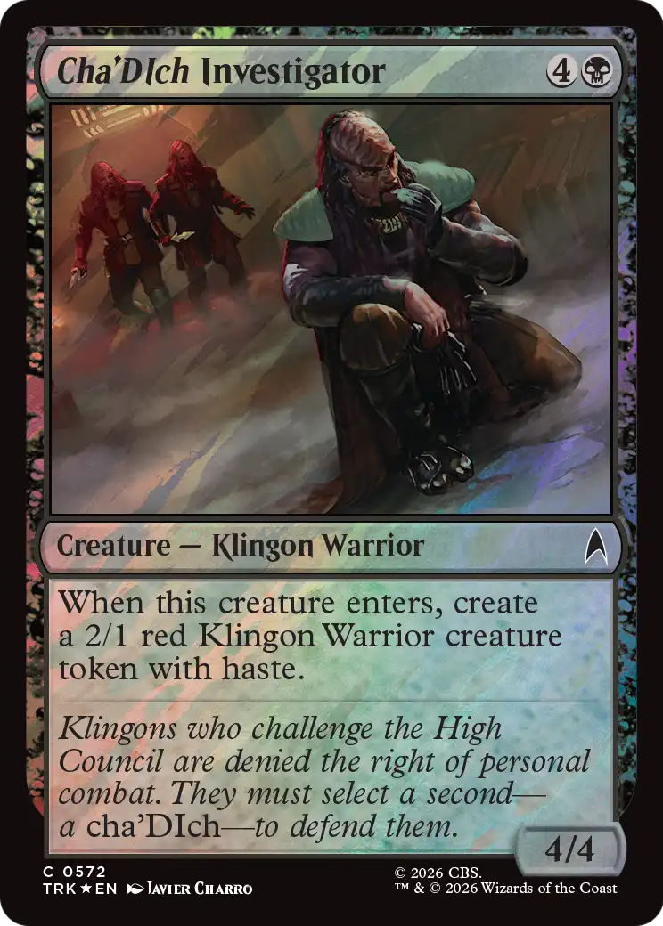 Cha'Dich Investigator (Surge Foil) [Star Trek] | Devastation Store