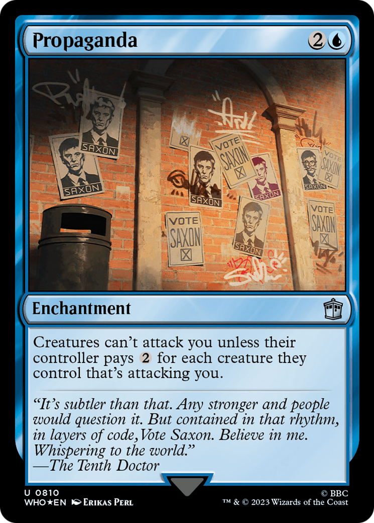 Propaganda (Surge Foil) [Doctor Who] | Devastation Store