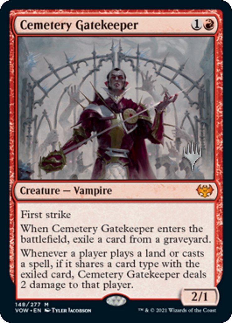 Cemetery Gatekeeper [Aetherdrift Promos] | Devastation Store
