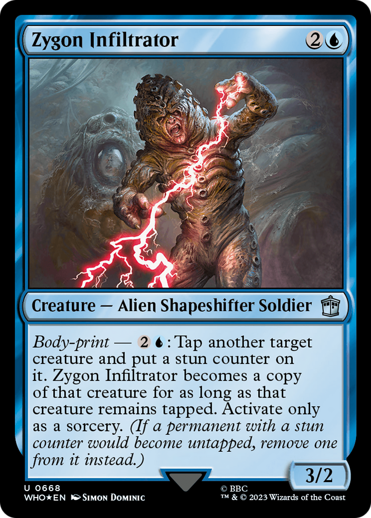 Zygon Infiltrator (Surge Foil) [Doctor Who] | Devastation Store