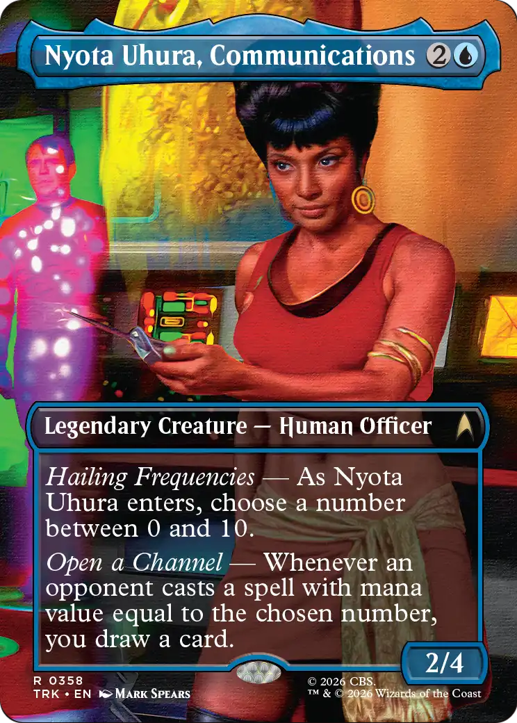 Nyota Uhura, Communications Officer (Borderless) [Star Trek] | Devastation Store