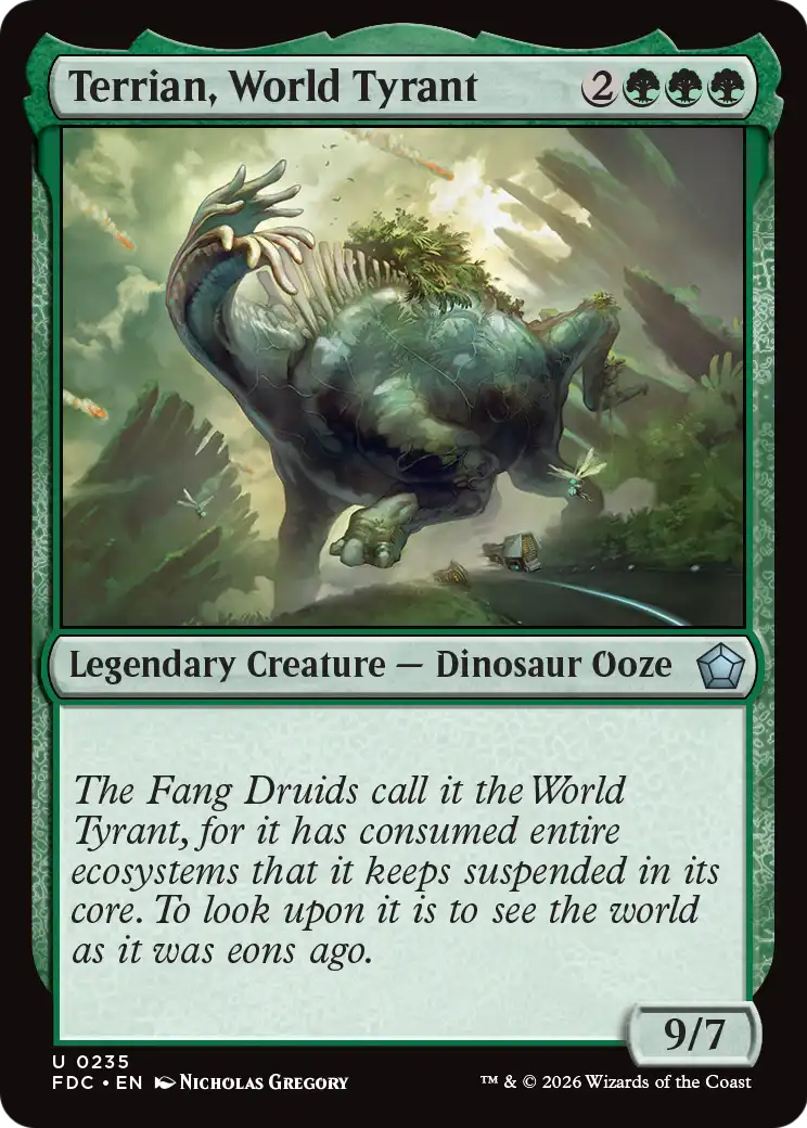 Terrian, World Tyrant [Foundations Commander] | Devastation Store
