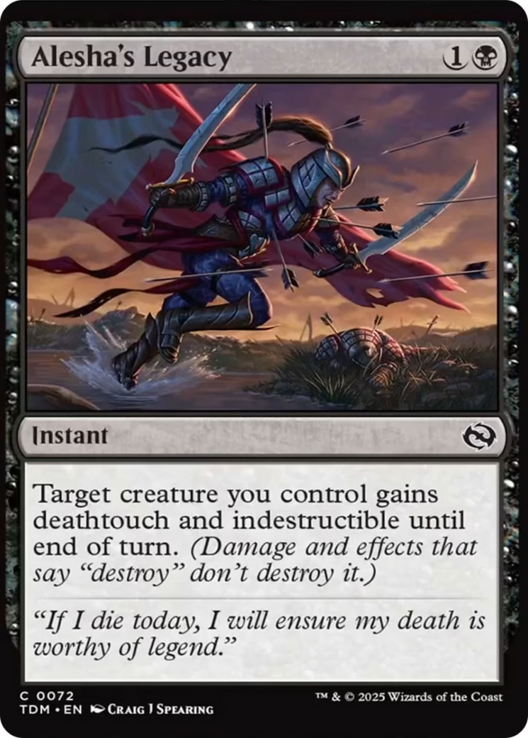 Alesha's Legacy [Tarkir: Dragonstorm] | Devastation Store