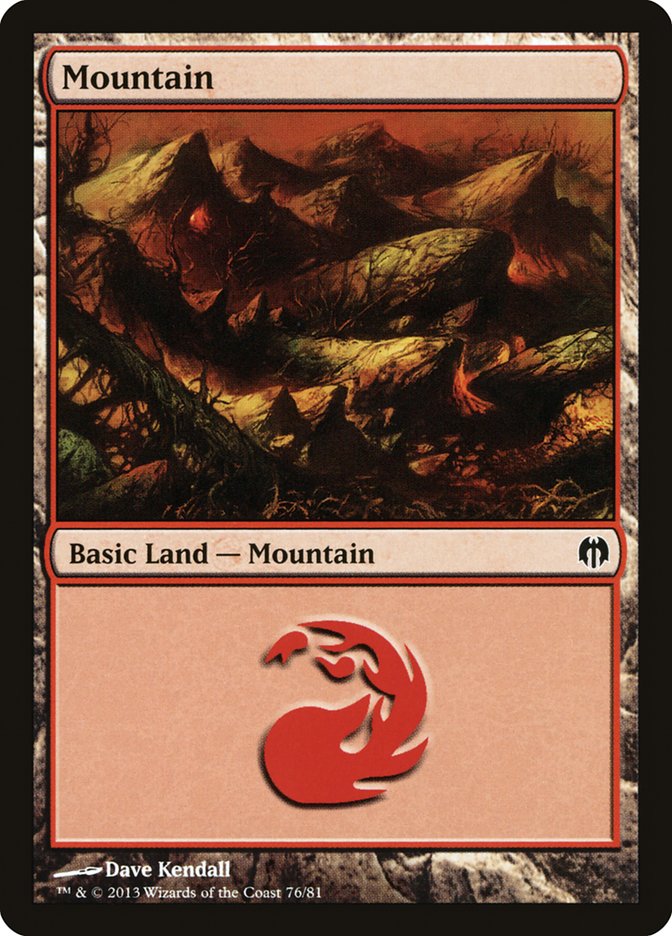 Mountain (76) [Duel Decks: Heroes vs. Monsters] | Devastation Store