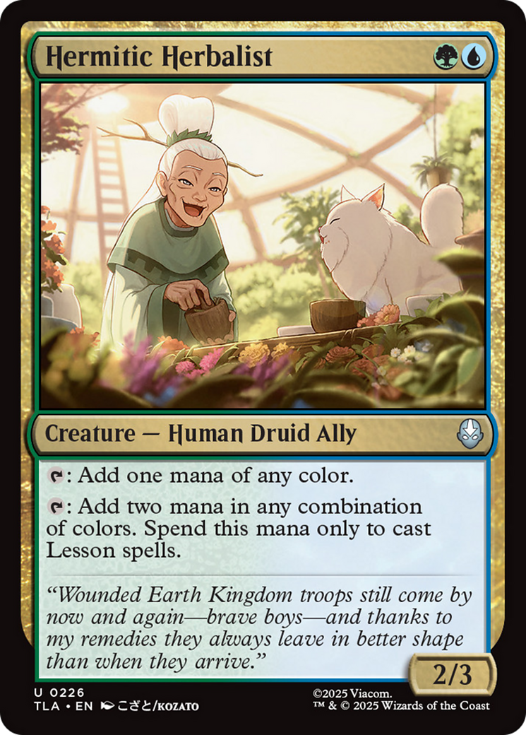 Hermitic Herbalist [Avatar: The Last Airbender] | Devastation Store