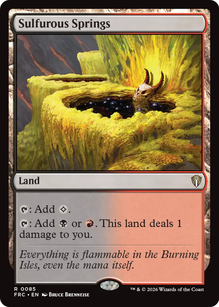 Sulfurous Springs [Reality Fracture Commander] | Devastation Store