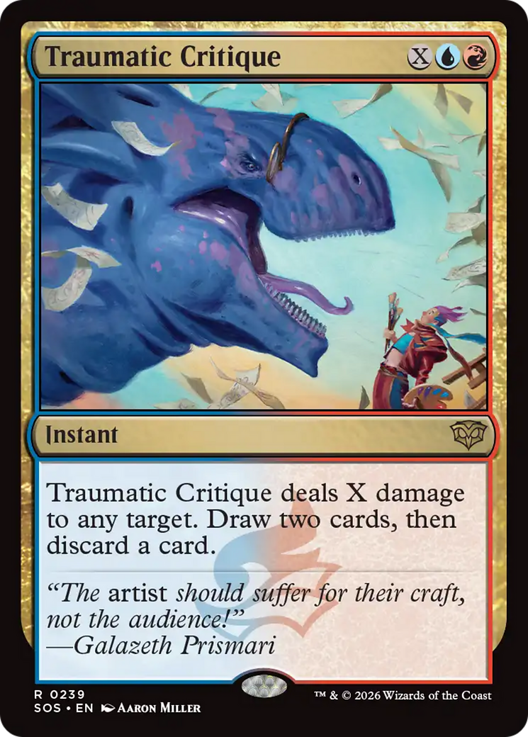 Traumatic Critique [Secrets of Strixhaven] | Devastation Store