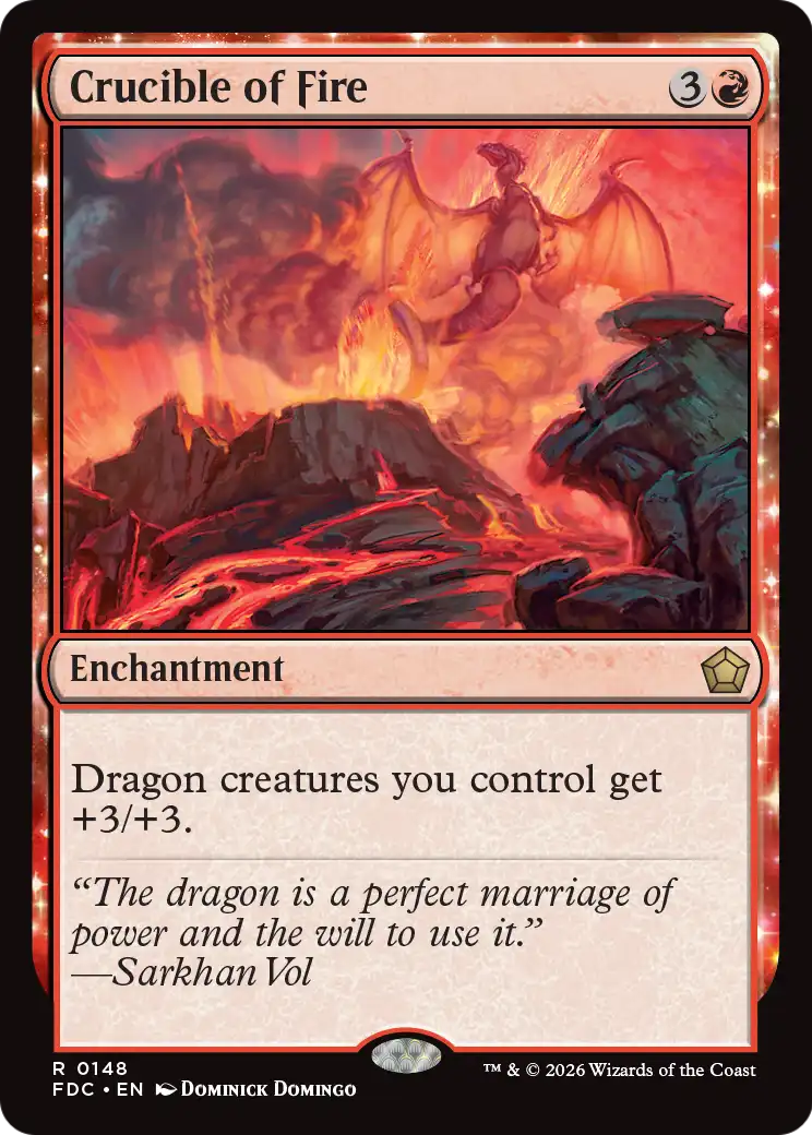 Crucible of Fire [Foundations Commander] | Devastation Store