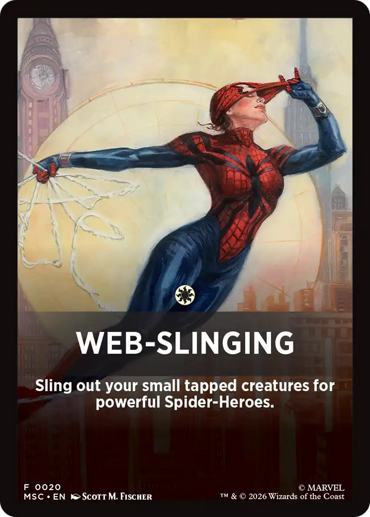 Web-Slinging Theme Card [Marvel Super Heroes Commander] | Devastation Store