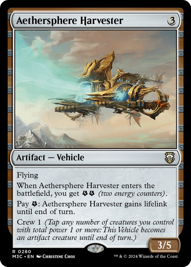 Aethersphere Harvester [Modern Horizons 3 Commander] | Devastation Store