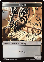 Inkling (0007) // Spirit (0011) Double-Sided Token [Secrets of Strixhaven Tokens] | Devastation Store