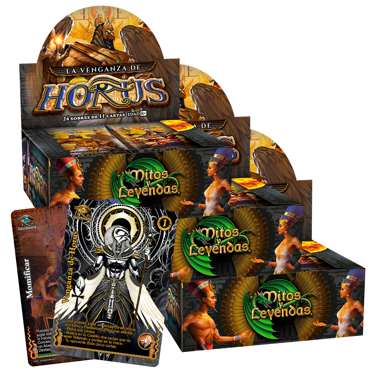 Display 24 sobres La Venganza de Horus, Mitos y Leyendas | Devastation Store