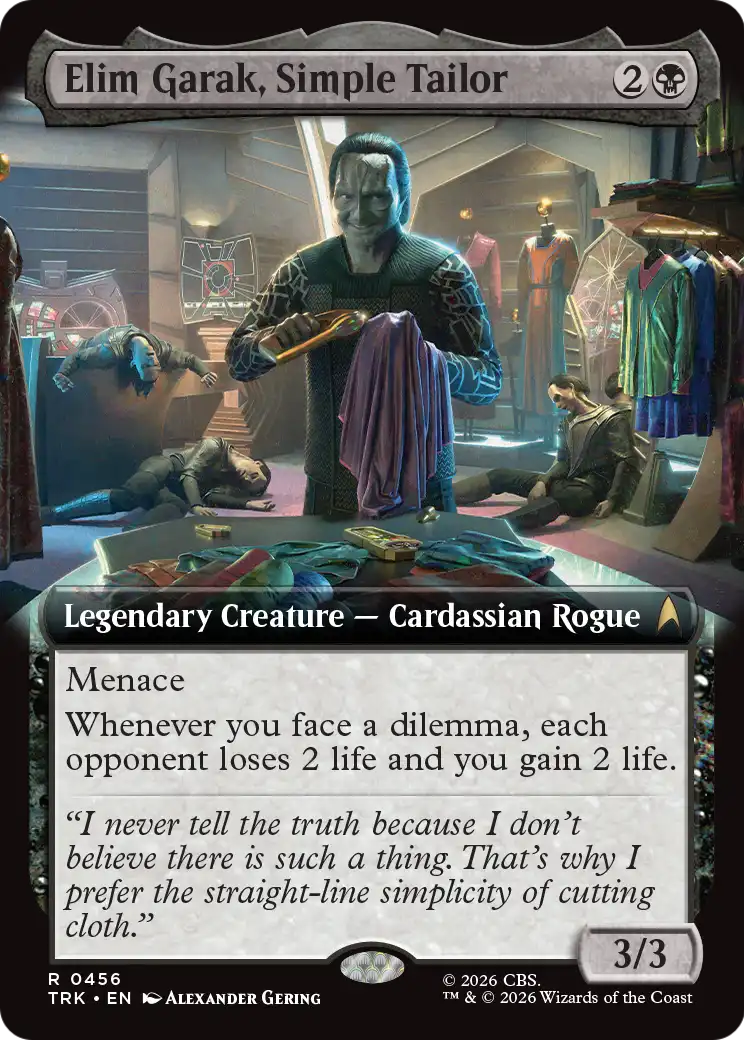 Elim Garak, Simple Tailor (Extended Art) [Star Trek] | Devastation Store