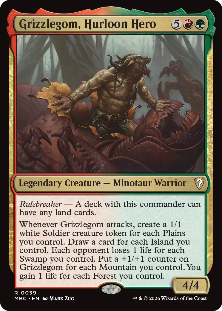 Grizzlegom, Hurloon Hero [Mystery Booster: Commander Edition] | Devastation Store