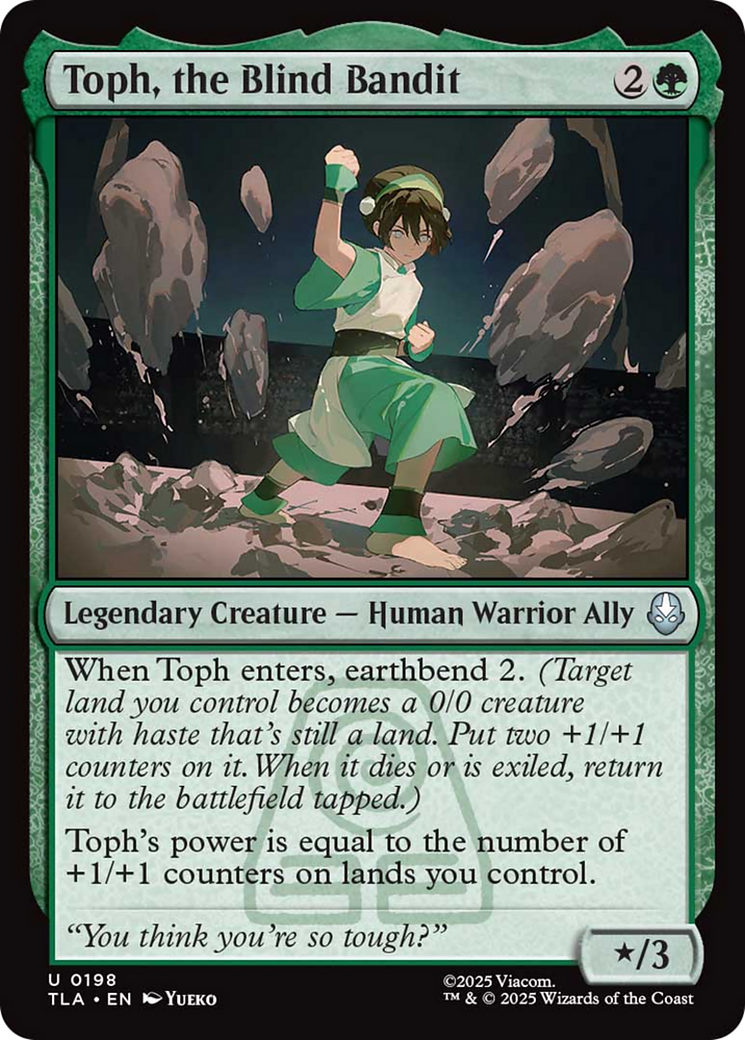 Toph, the Blind Bandit [Avatar: The Last Airbender] | Devastation Store