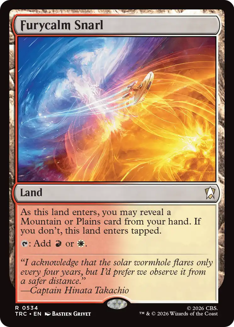 Furycalm Snarl (Surge Foil) [Star Trek Commander] | Devastation Store