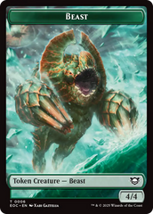 Beast (0006) // Pest Double-Sided Token [Edge of Eternities Tokens] | Devastation Store
