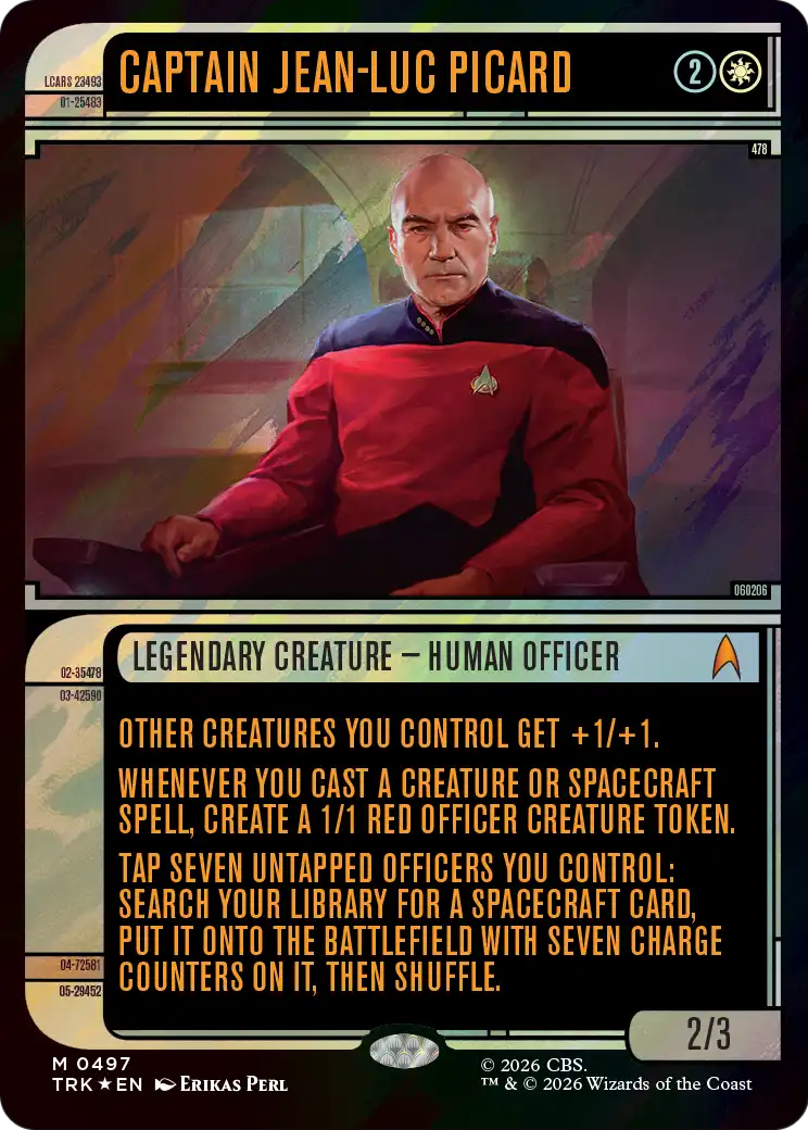 Captain Jean-Luc Picard (Showcase) (Surge Foil) [Star Trek] | Devastation Store