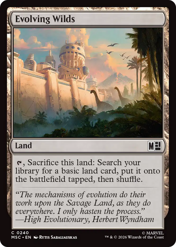 Evolving Wilds (Surge Foil) [Marvel Super Heroes Commander] | Devastation Store