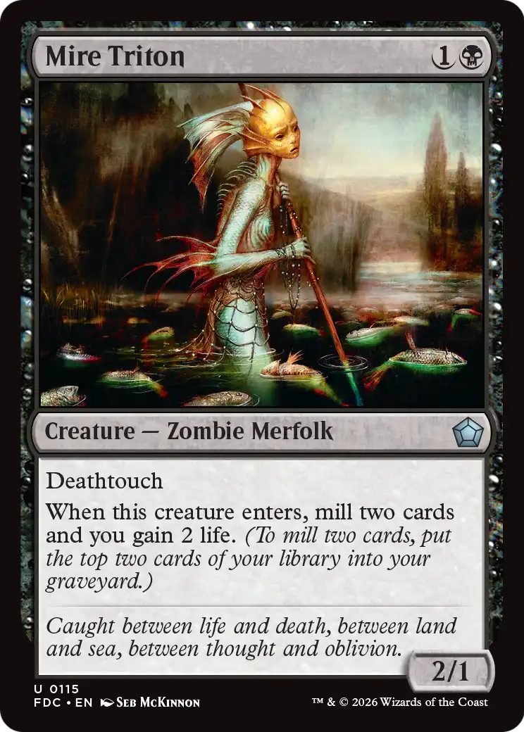 Mire Triton [Foundations Commander] | Devastation Store