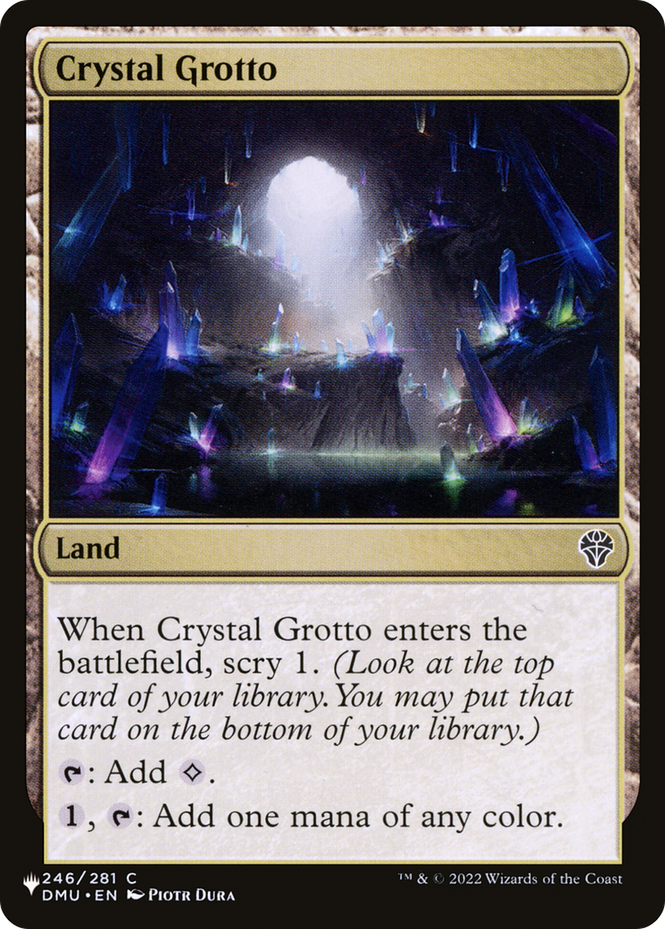 Crystal Grotto [The List Reprints] | Devastation Store