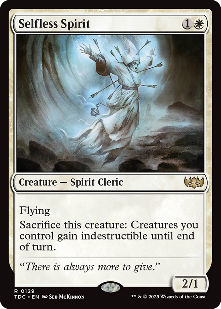 Selfless Spirit [Tarkir: Dragonstorm Commander] | Devastation Store