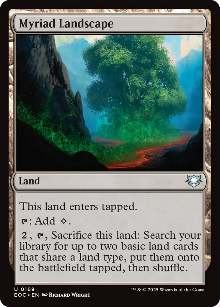 Myriad Landscape [Edge of Eternities Commander] | Devastation Store