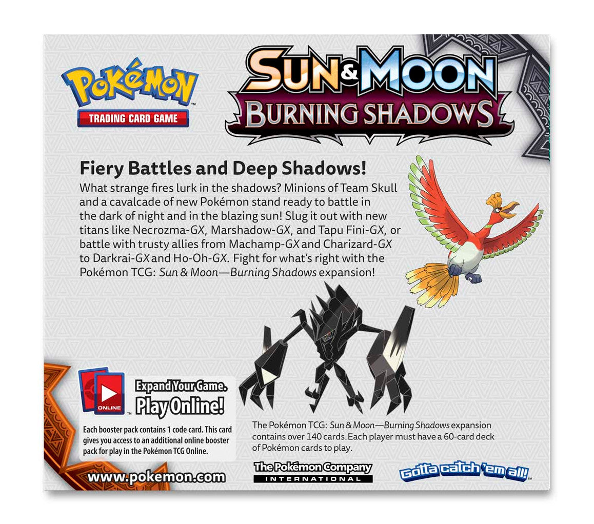 Sun & Moon: Burning Shadows - Booster Box | Devastation Store