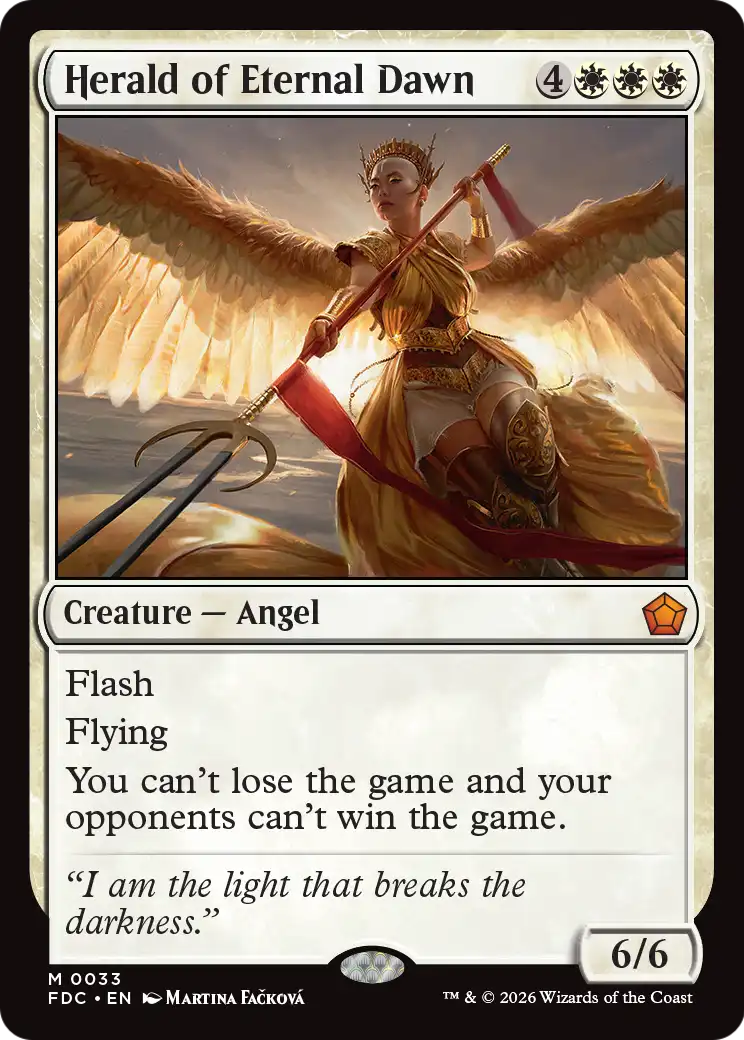 Herald of Eternal Dawn [Foundations Commander] | Devastation Store