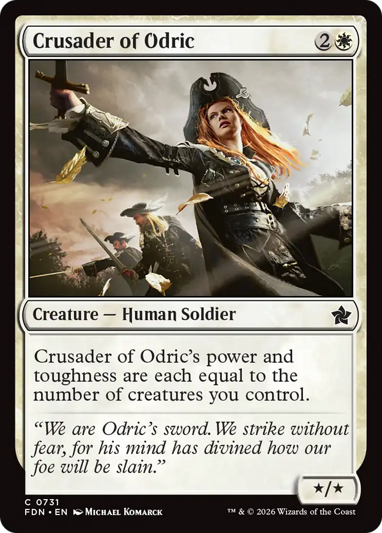 Crusader of Odric (0731) [Foundations] | Devastation Store