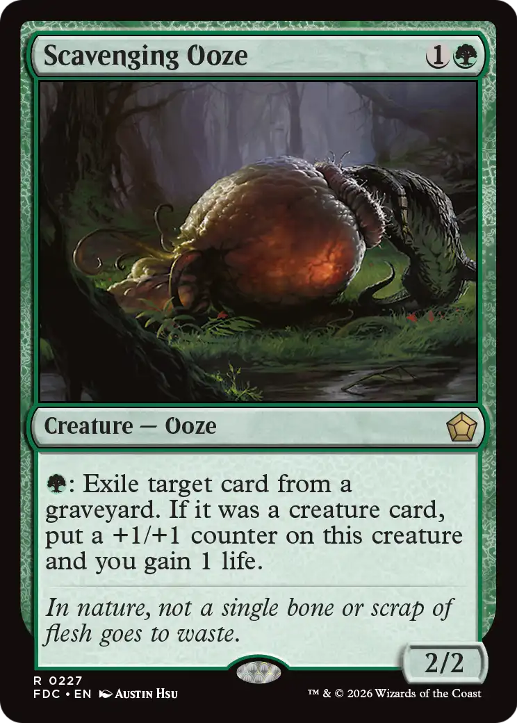 Scavenging Ooze [Foundations Commander] | Devastation Store