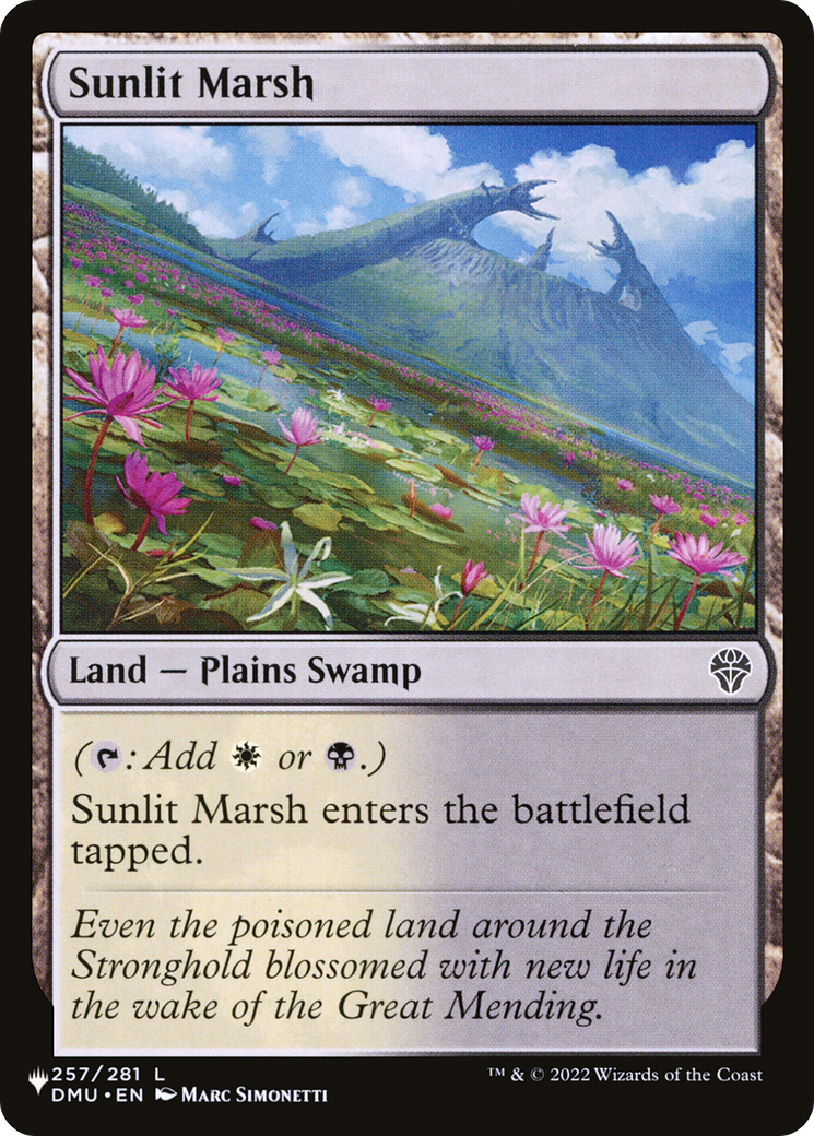 Sunlit Marsh [The List Reprints] | Devastation Store