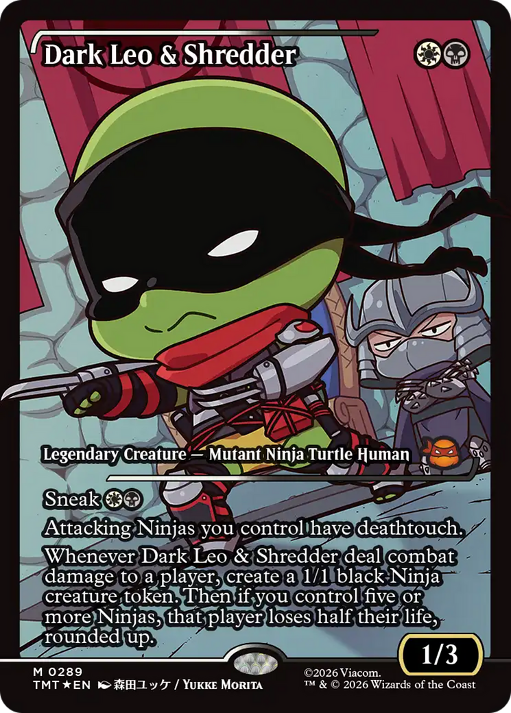 Dark Leo & Shredder (Showcase) [Teenage Mutant Ninja Turtles] | Devastation Store