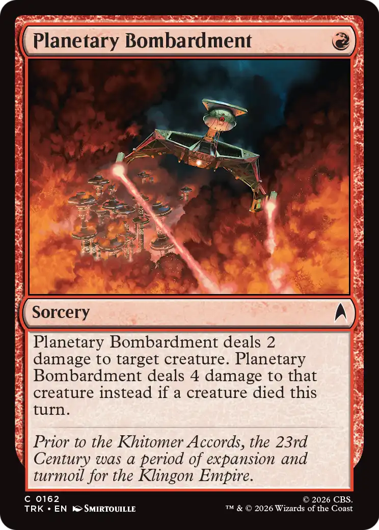 Planetary Bombardment [Star Trek] | Devastation Store