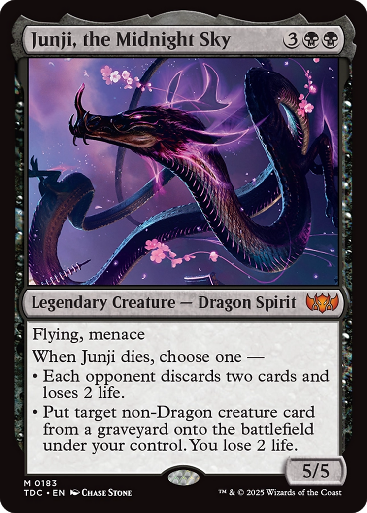 Junji, the Midnight Sky [Tarkir: Dragonstorm Commander] | Devastation Store