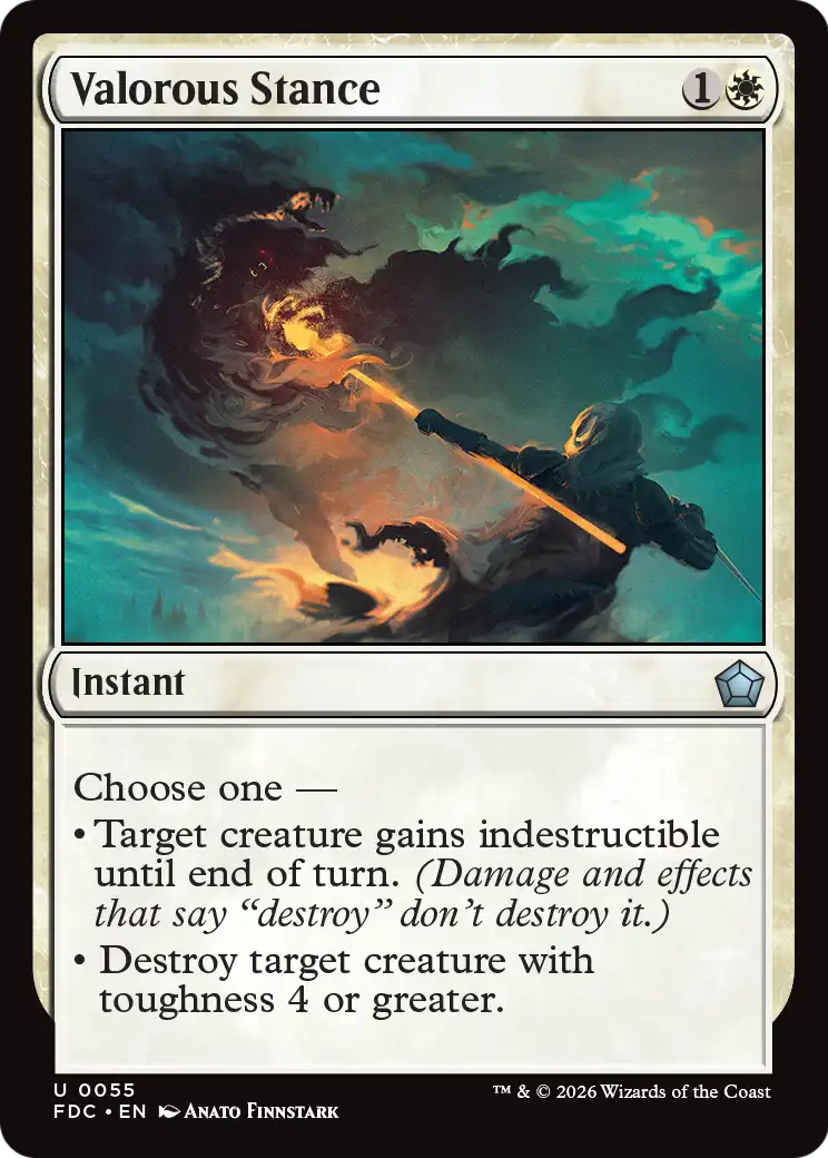 Valorous Stance [Foundations Commander] | Devastation Store