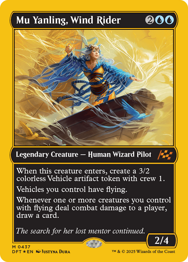Mu Yanling, Wind Rider (First-Place Foil) [Aetherdrift] | Devastation Store