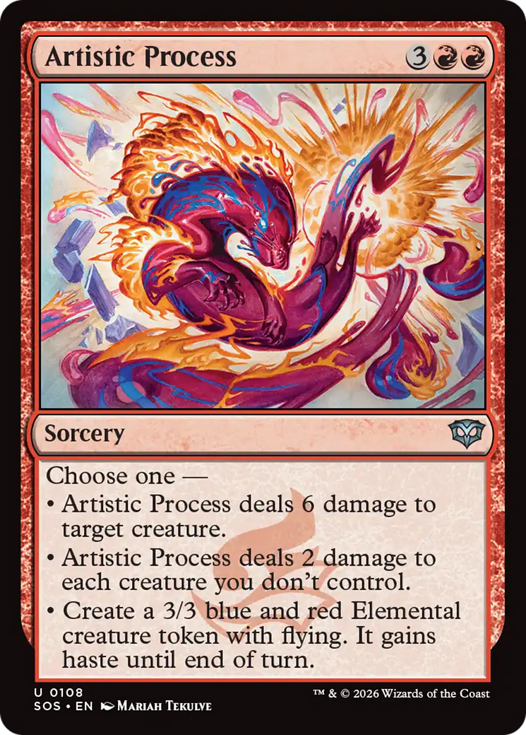 Artistic Process [Secrets of Strixhaven] | Devastation Store