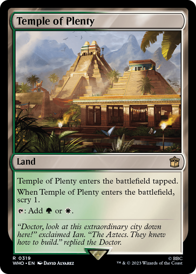 Temple of Plenty [Doctor Who] | Devastation Store