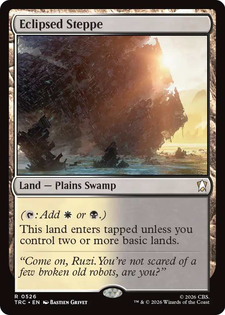 Eclipsed Steppe (Surge Foil) [Star Trek Commander] | Devastation Store