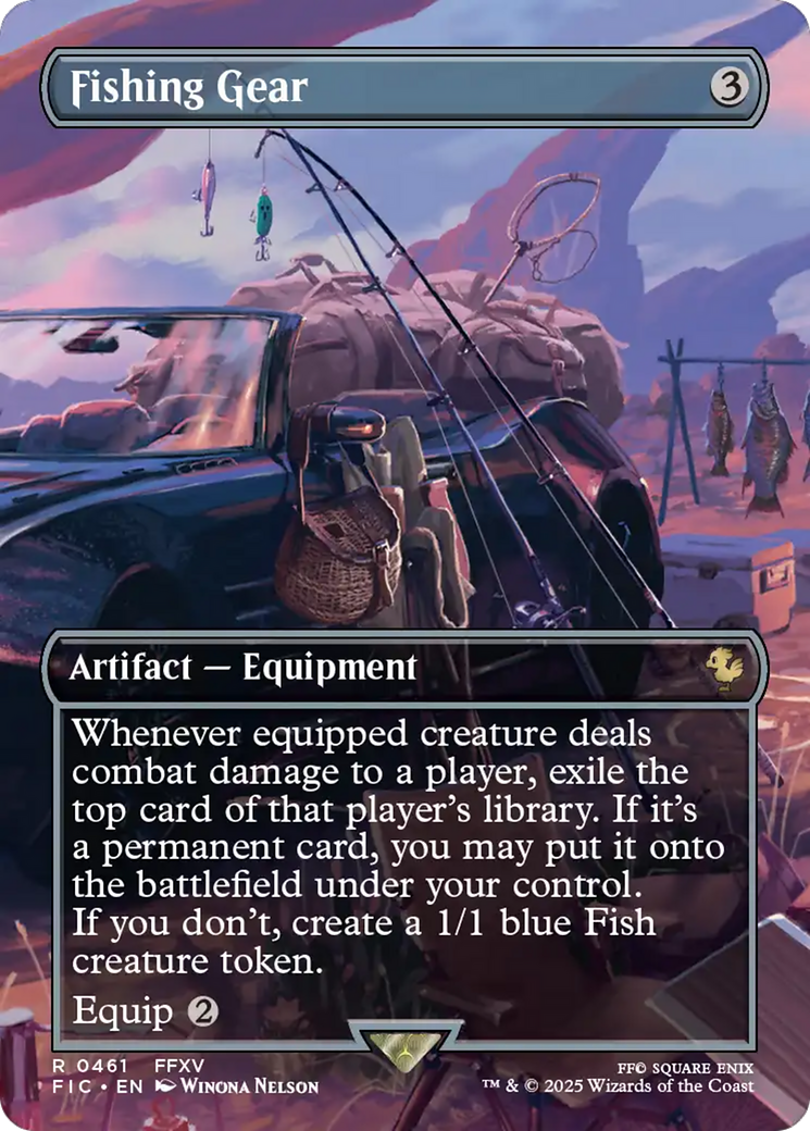 Fishing Gear (Borderless) [FINAL FANTASY Commander] | Devastation Store