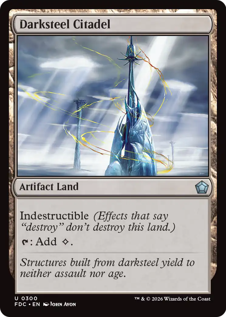 Darksteel Citadel [Foundations Commander] | Devastation Store