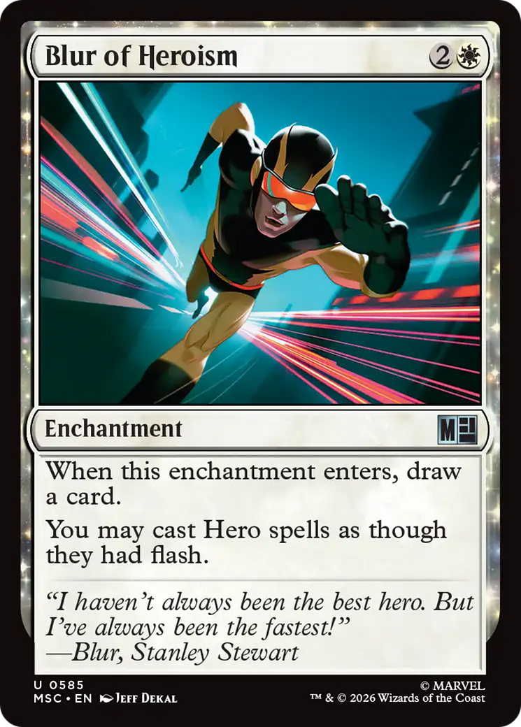 Blur of Heroism [Marvel Super Heroes Commander] | Devastation Store