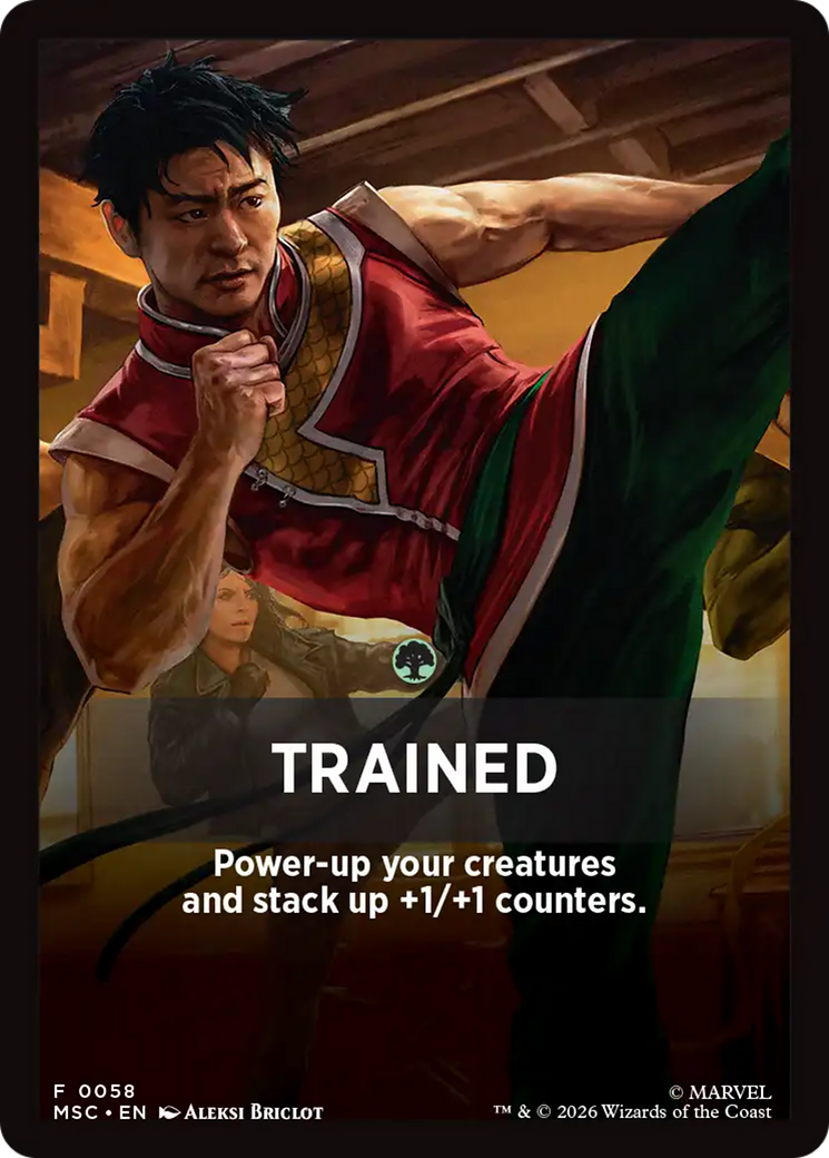 Trained Theme Card [Marvel Super Heroes Commander] | Devastation Store