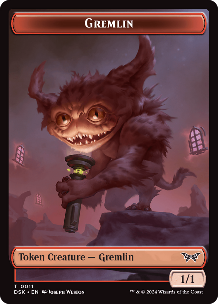 Gremlin Token [Duskmourn: House of Horror Tokens] | Devastation Store