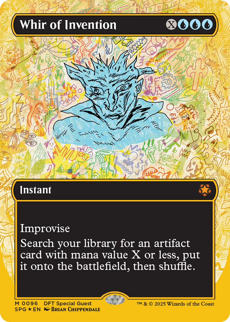 Whir of Invention (Borderless) (First-Place Foil) [Aetherdrift Special Guests] | Devastation Store