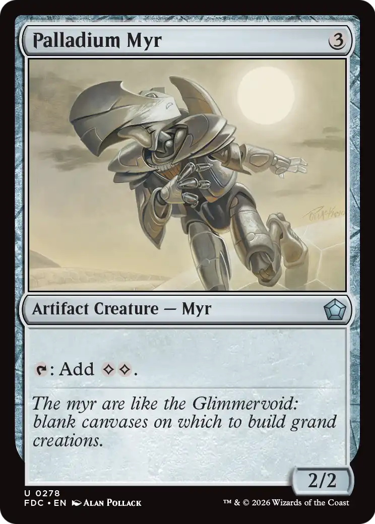 Palladium Myr [Foundations Commander] | Devastation Store