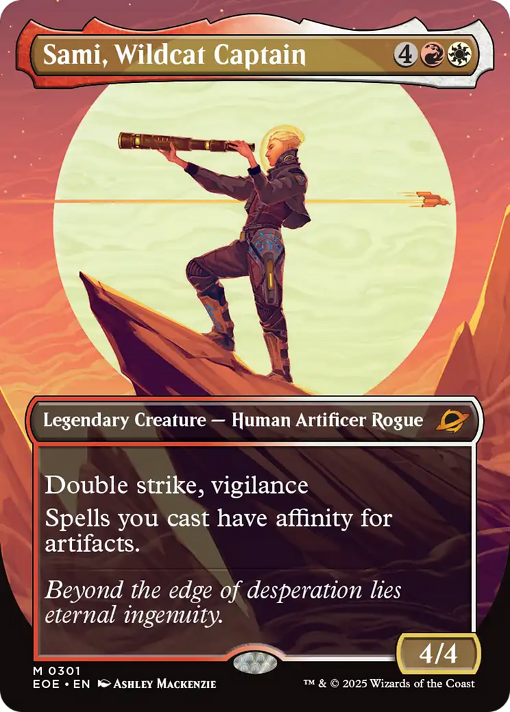 Sami, Wildcat Captain (Borderless) [Edge of Eternities] | Devastation Store