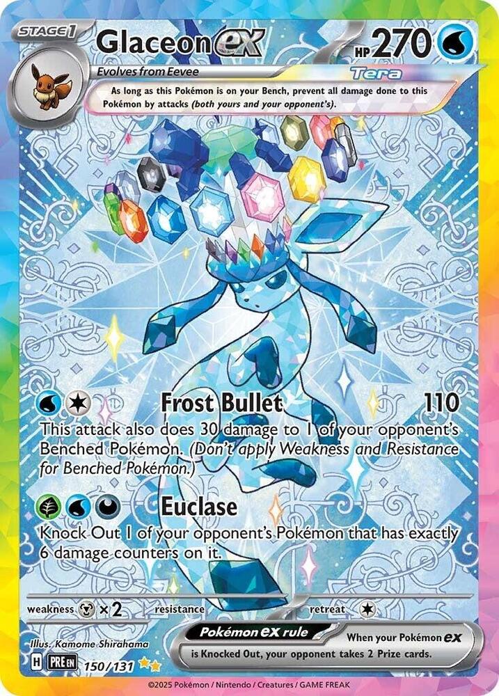 Glaceon ex (150/131) [Scarlet & Violet: Prismatic Evolutions] | Devastation Store